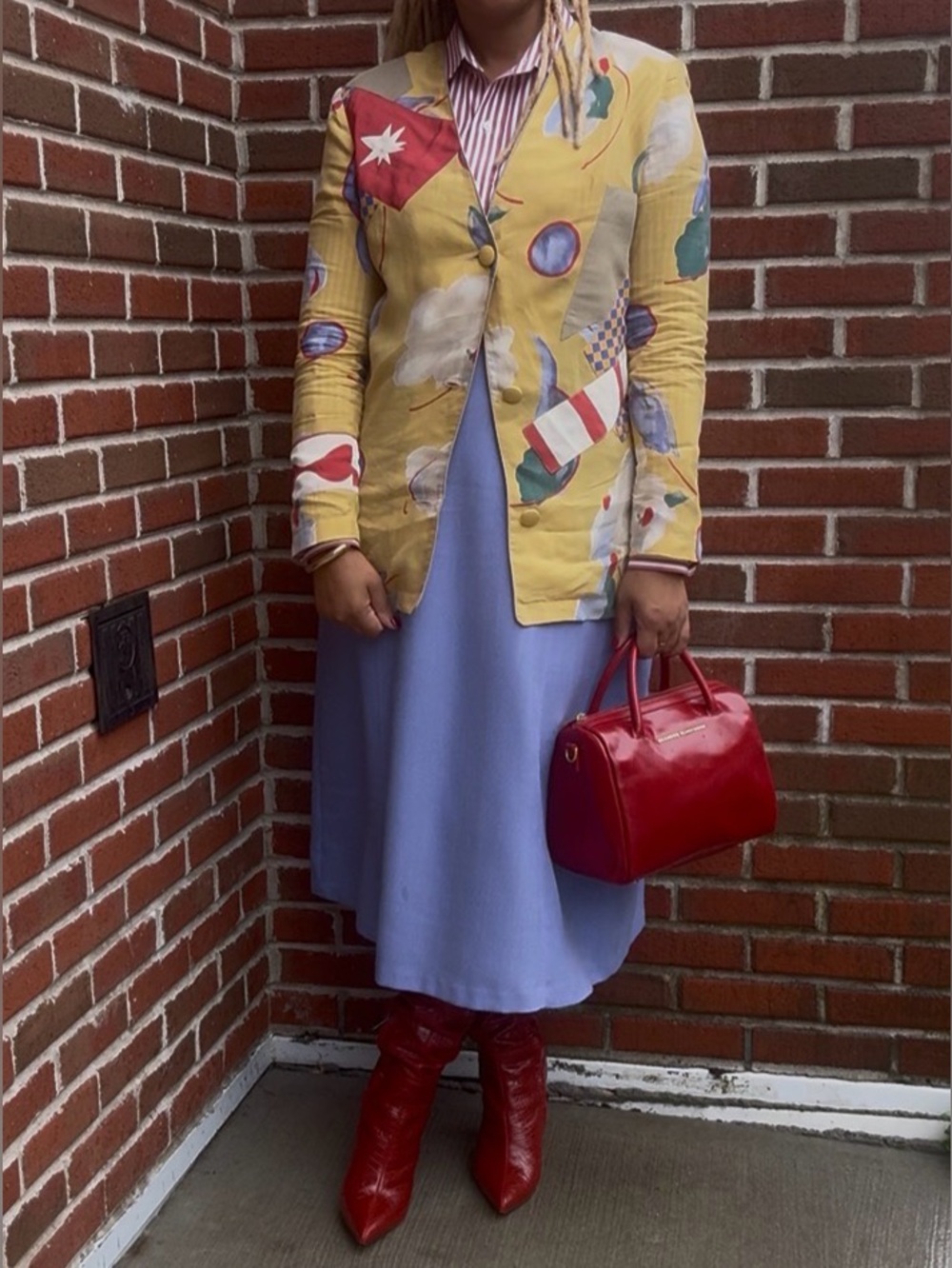 VINTAGE MIDI SKIRT
